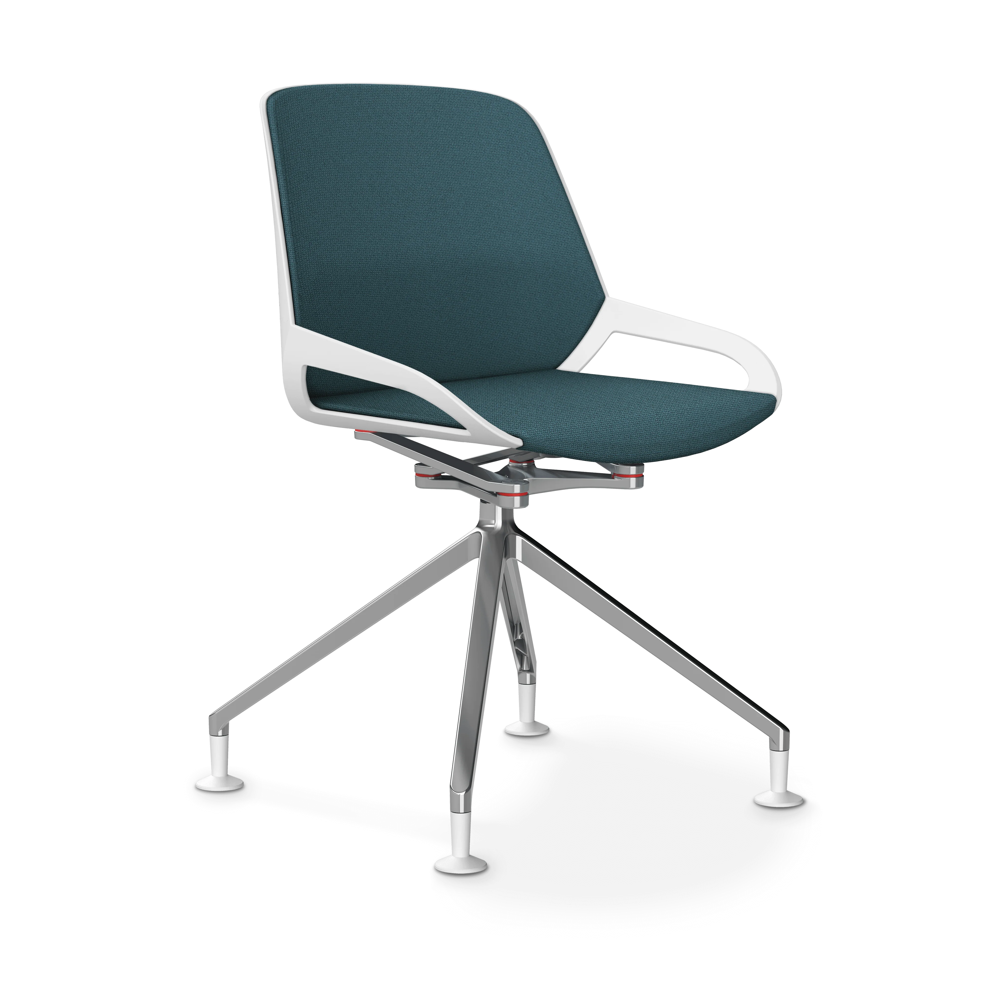 Aeris Numo Comfort Fußkreuz Gleiter Sitzbezug blau meliert - Image 4