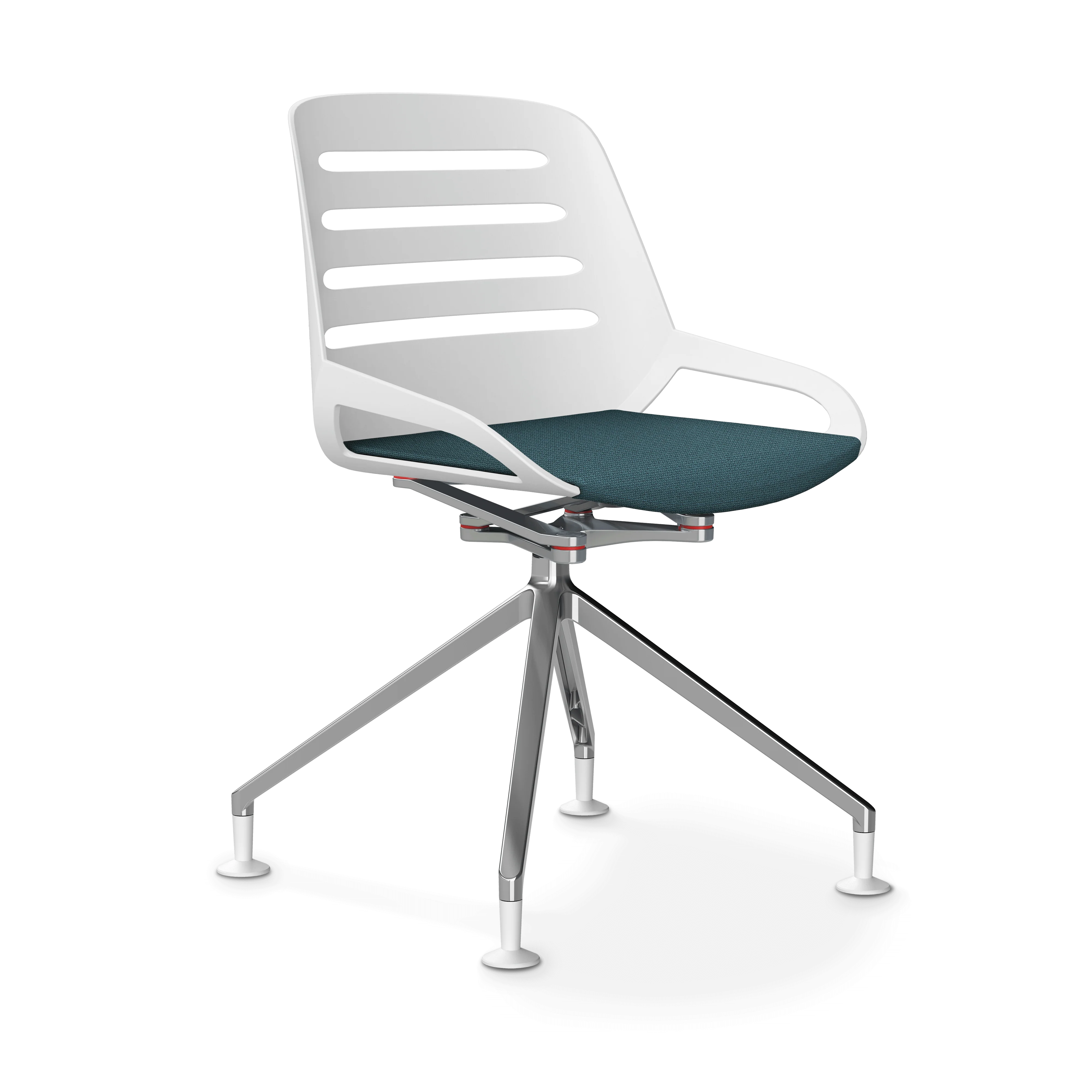 Aeris Numo Comfort Fußkreuz Gleiter Sitzbezug blau meliert - Image 8