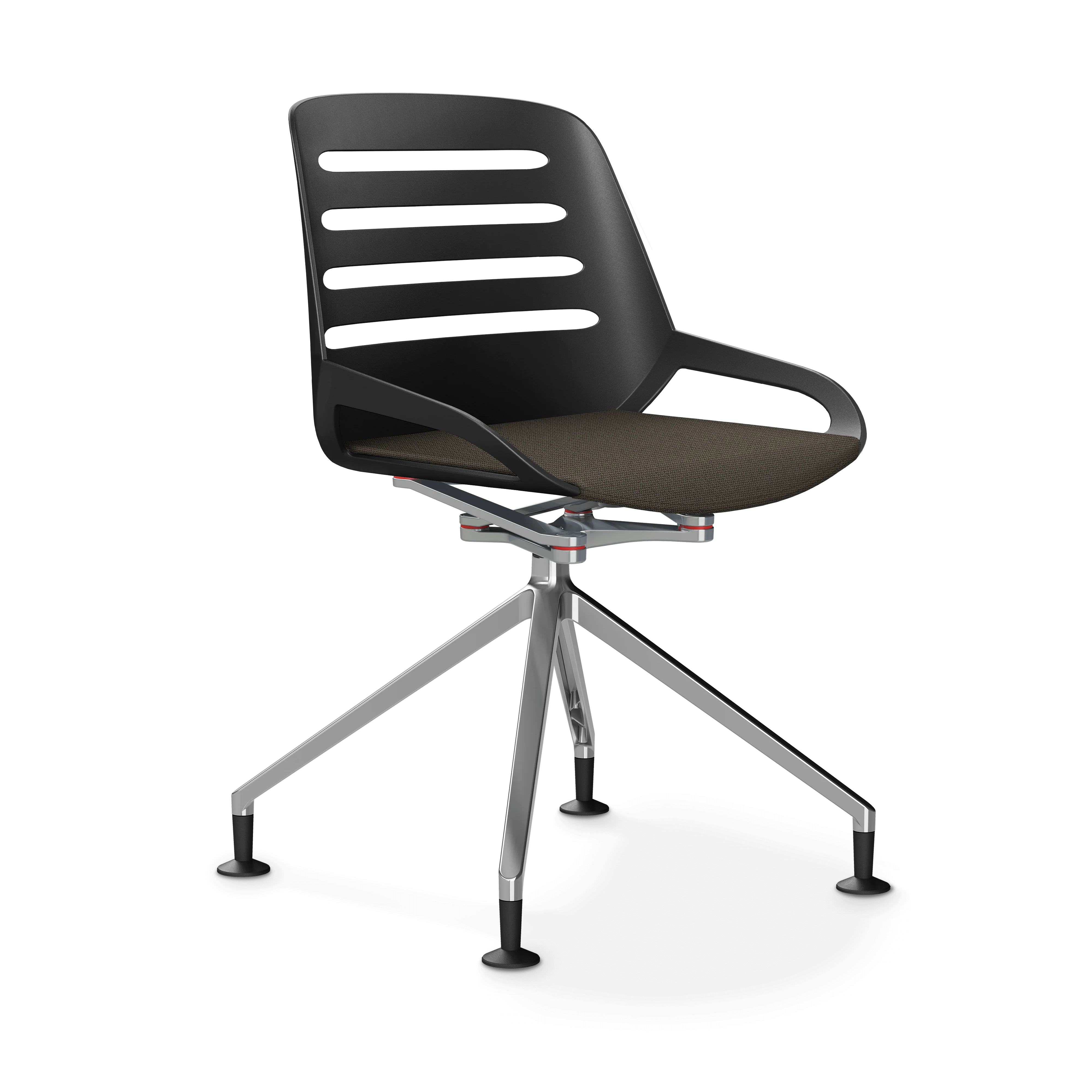 Aeris Numo Comfort Fußkreuz Gleiter Sitzbezug braun meliert - Image 8