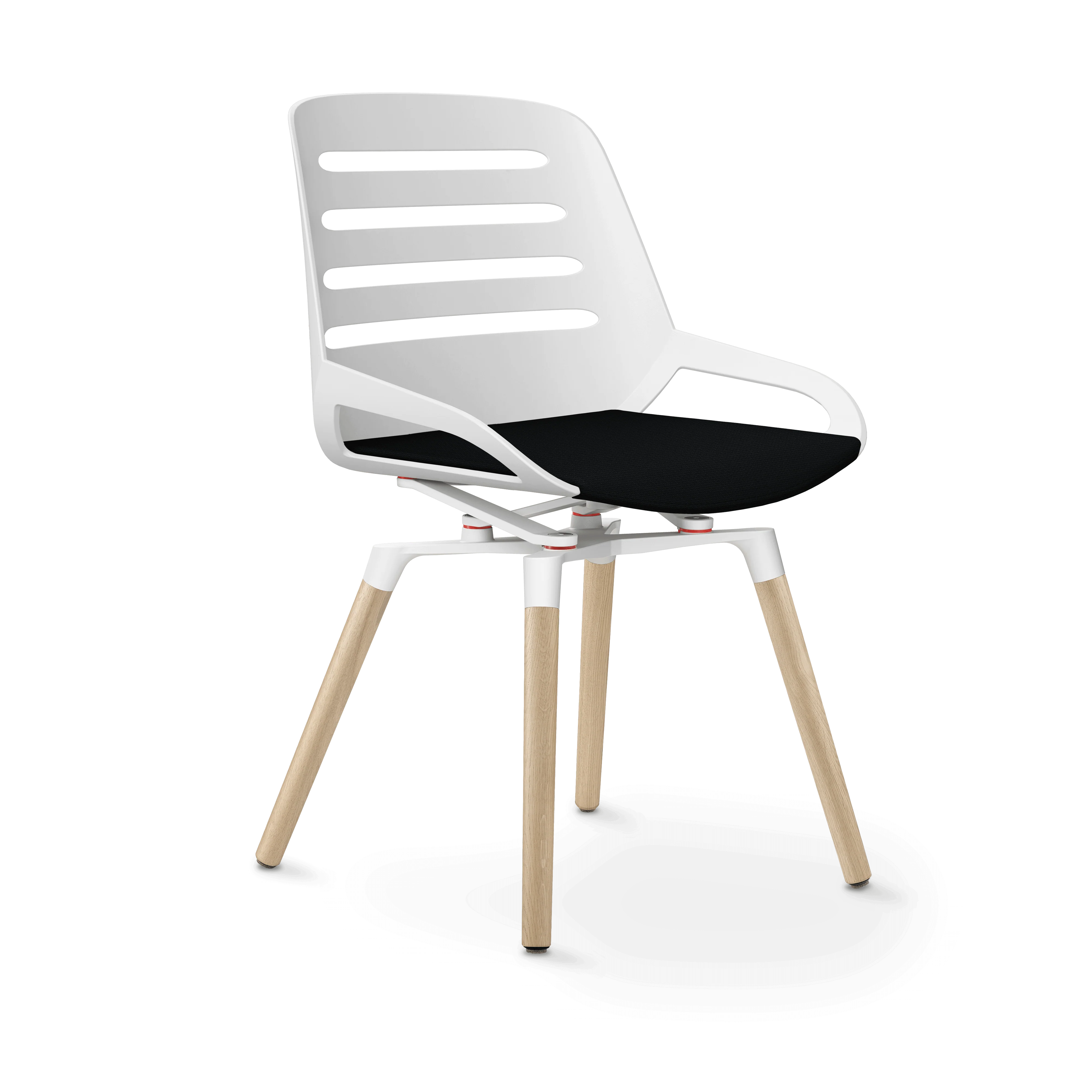 Aeris Numo Comfort Holzbeine Eiche Sitzbezug schwarz - Image 7
