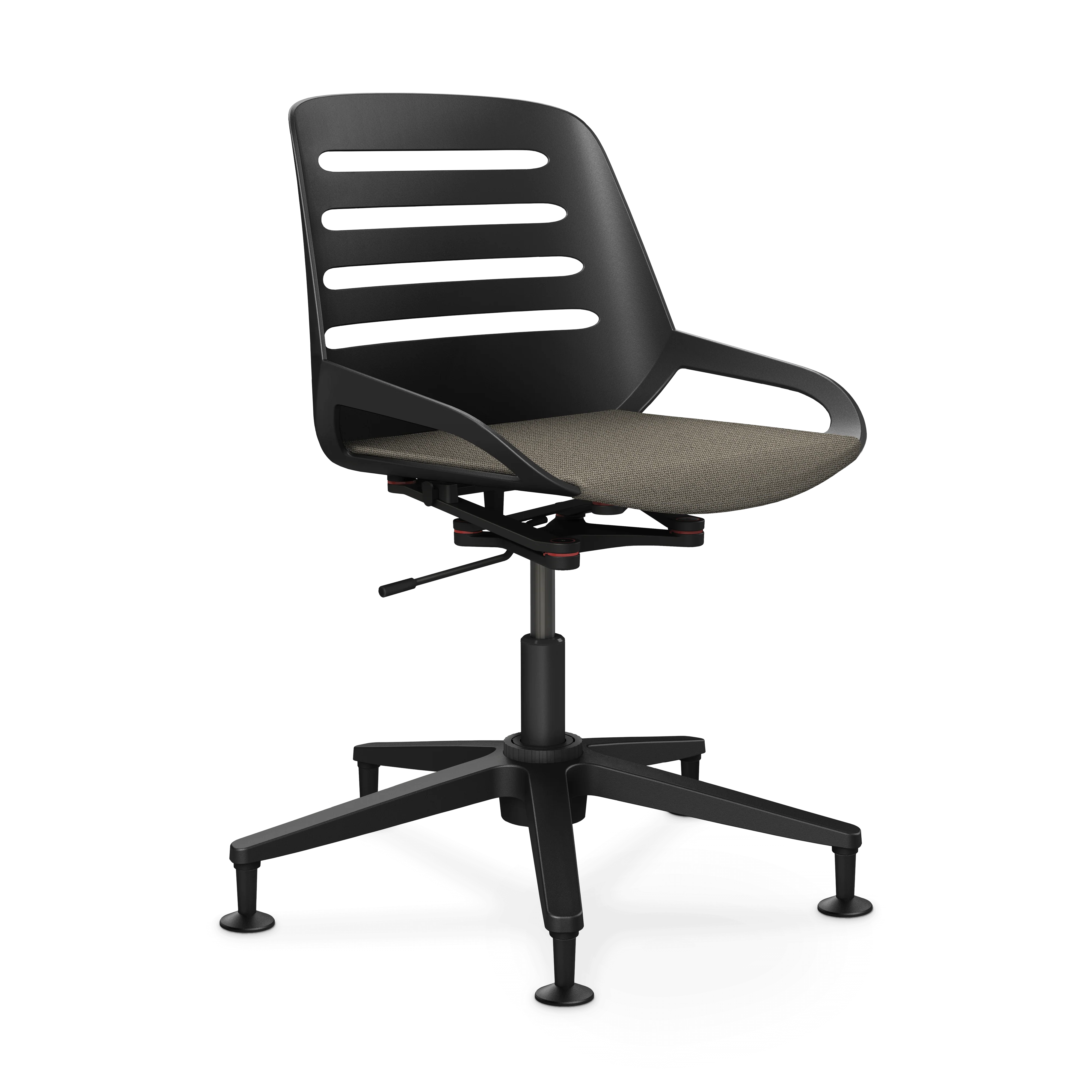 Aeris Numo Task Gestellfarbe schwarz Sitzbezug beige meliert - Image 10