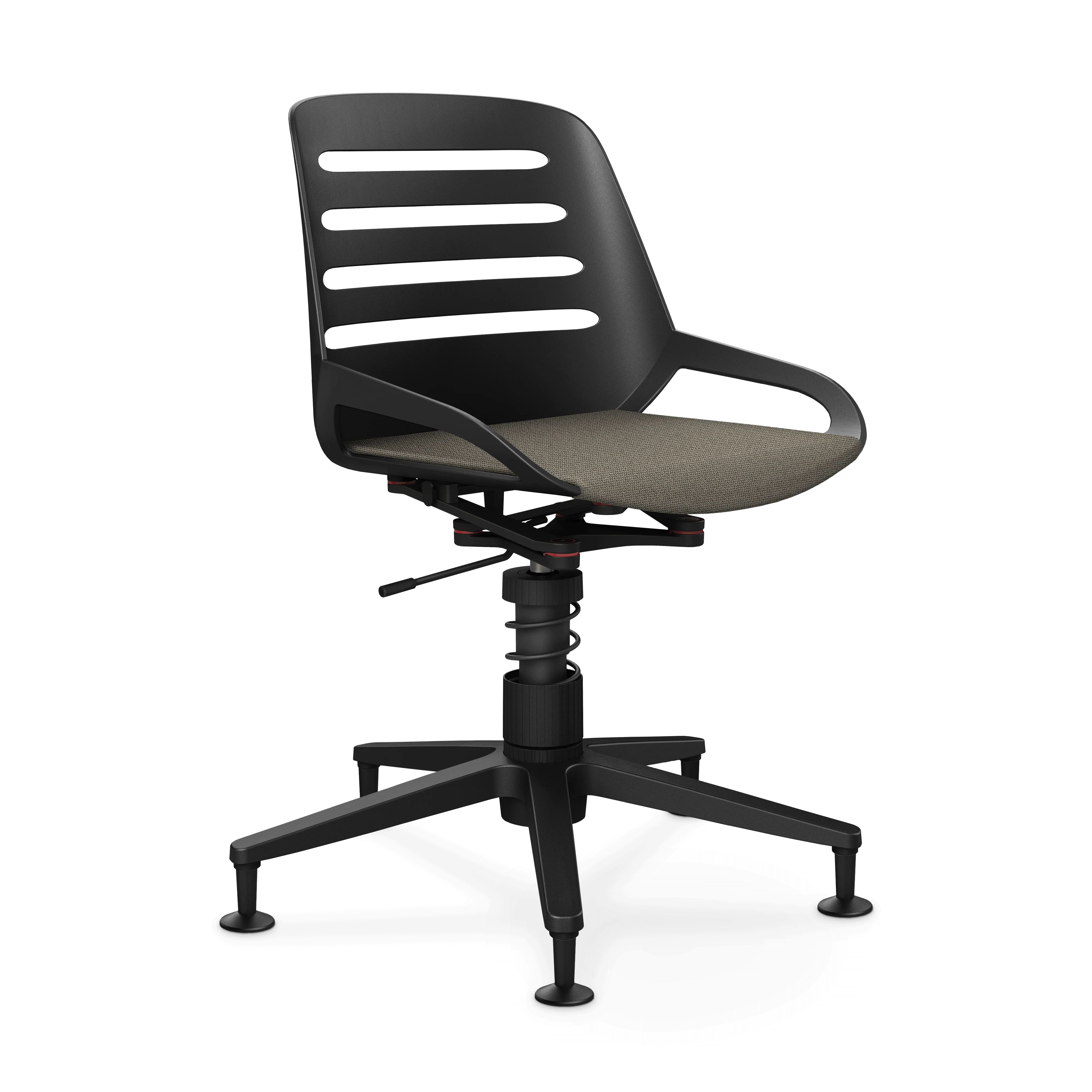 Aeris Numo Task Gestellfarbe schwarz Sitzbezug beige meliert - Image 12