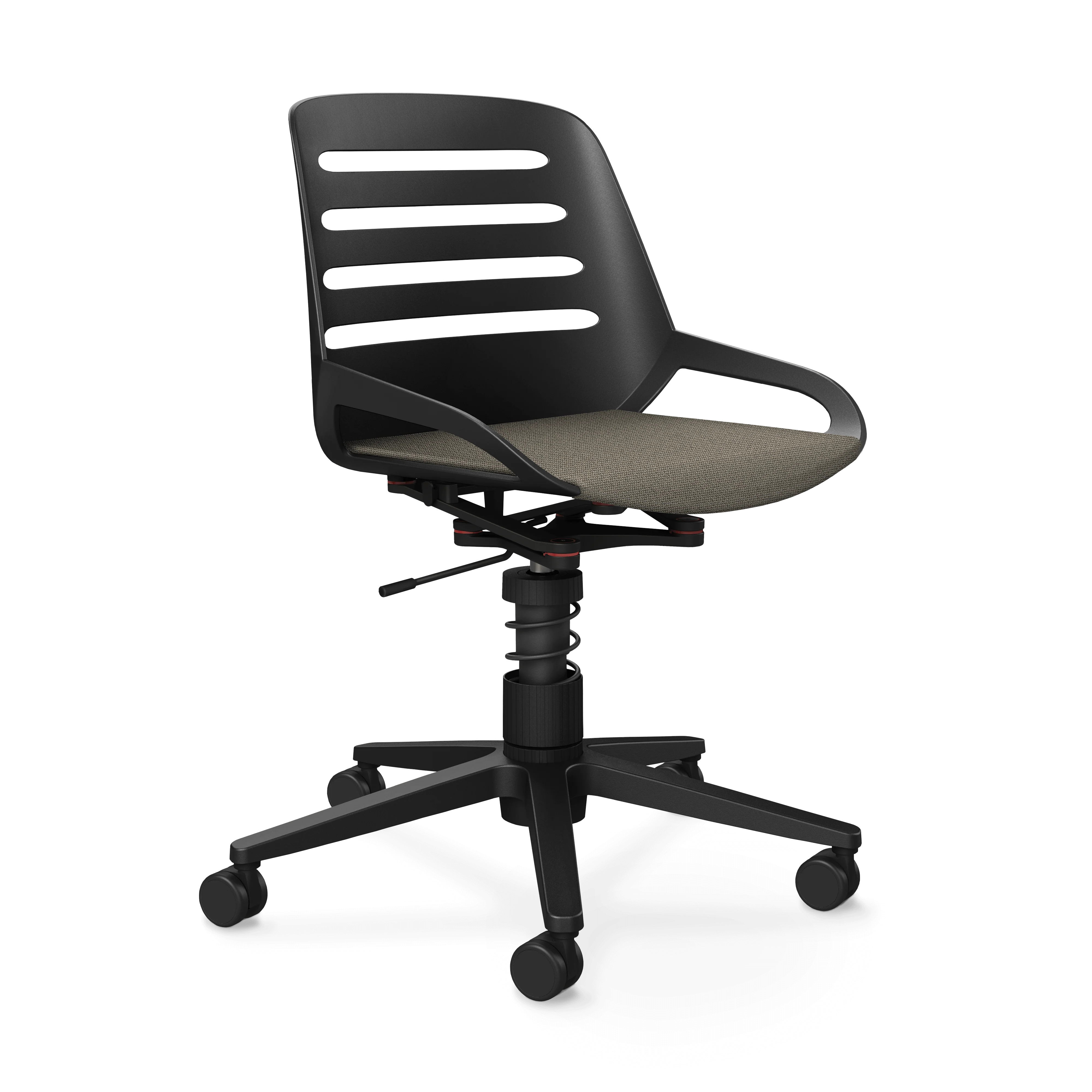 Aeris Numo Task Gestellfarbe schwarz Sitzbezug beige meliert - Image 5