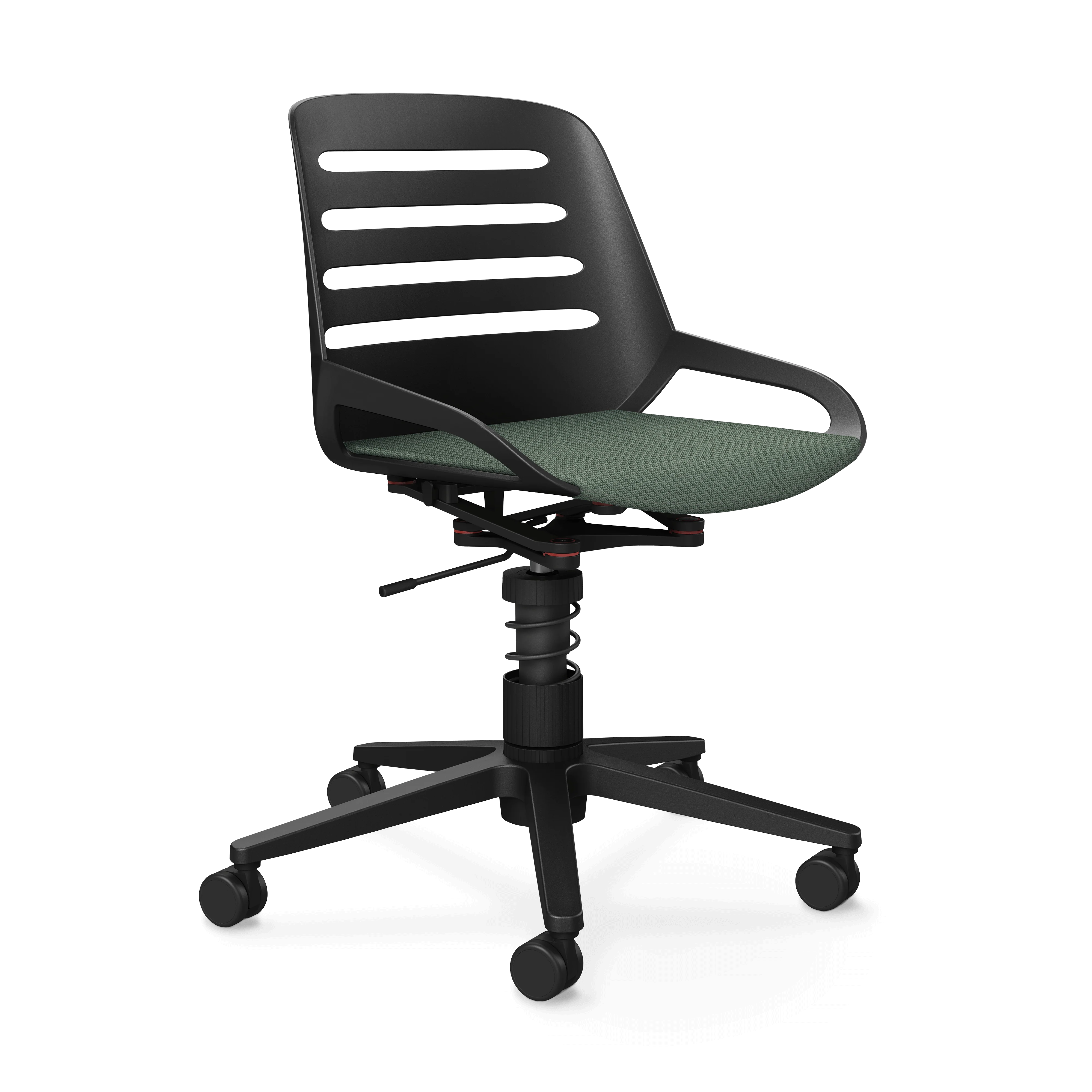 Aeris Numo Task Gestellfarbe schwarz Sitzbezug blassgrün meliert - Image 5