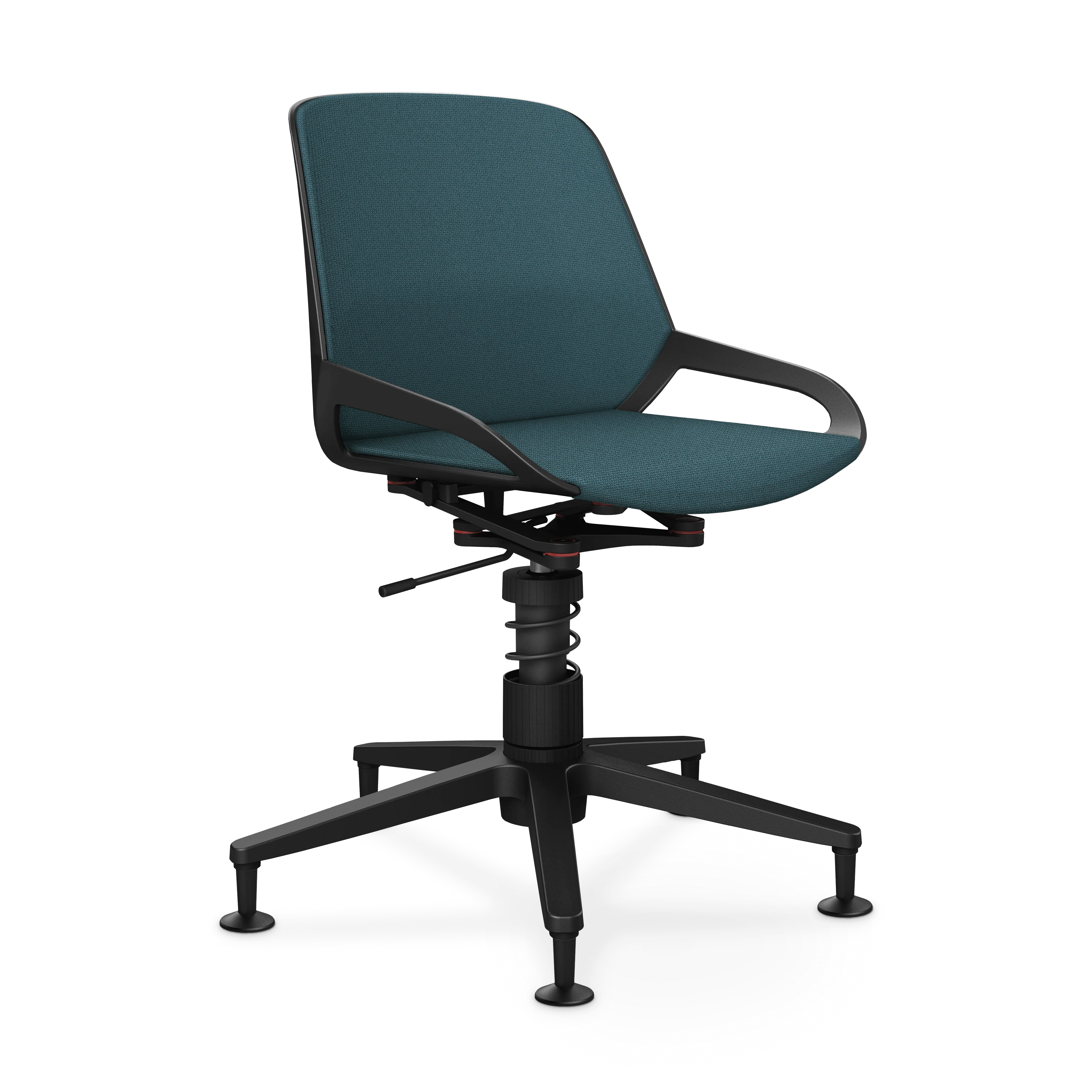 Aeris Numo Task Gestellfarbe schwarz Sitzbezug blau meliert - Image 8