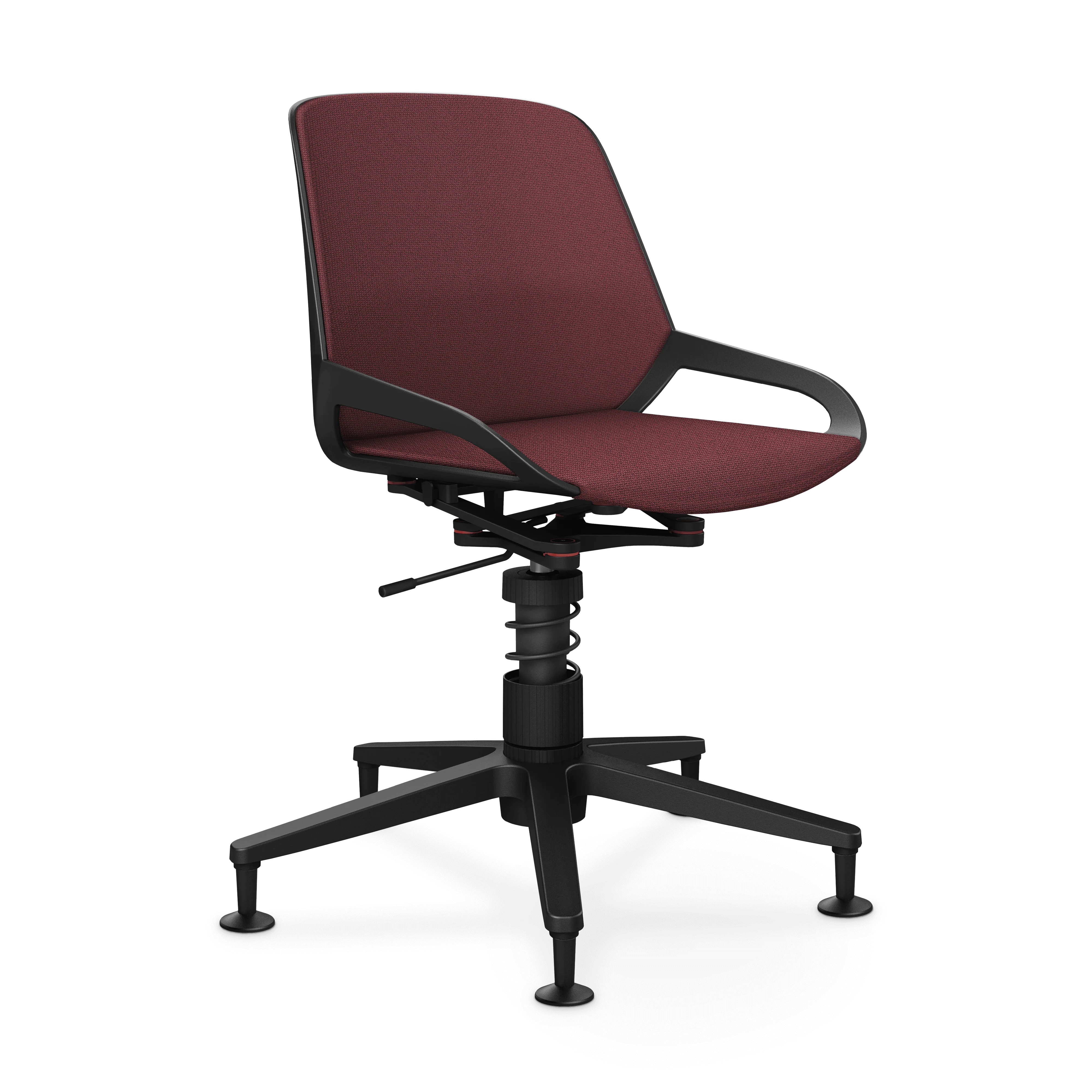 Aeris Numo Task Gestellfarbe schwarz Sitzbezug dunkelviolett meliert - Image 8