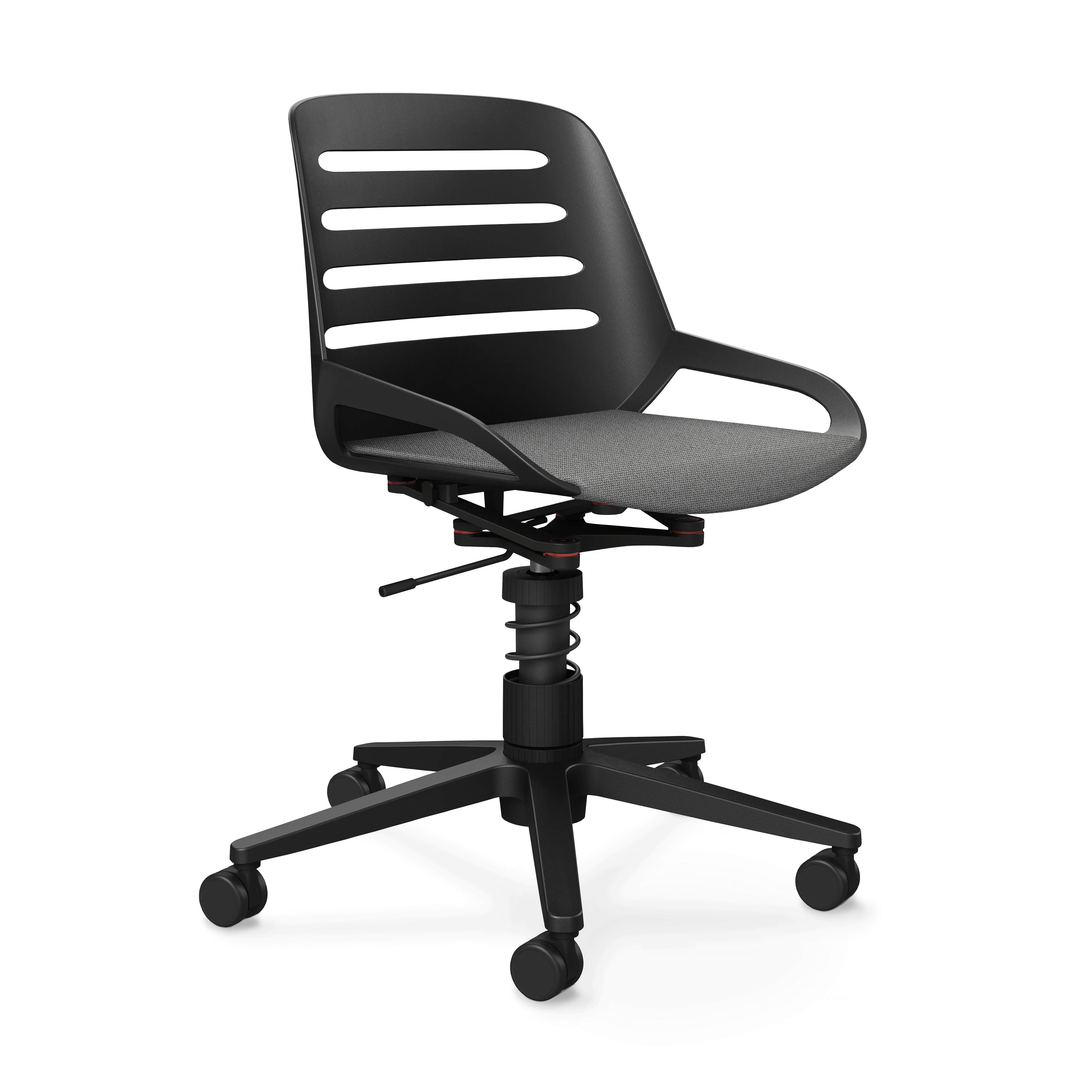 Aeris Numo Task Gestellfarbe schwarz Sitzbezug hellgrau meliert - Image 6