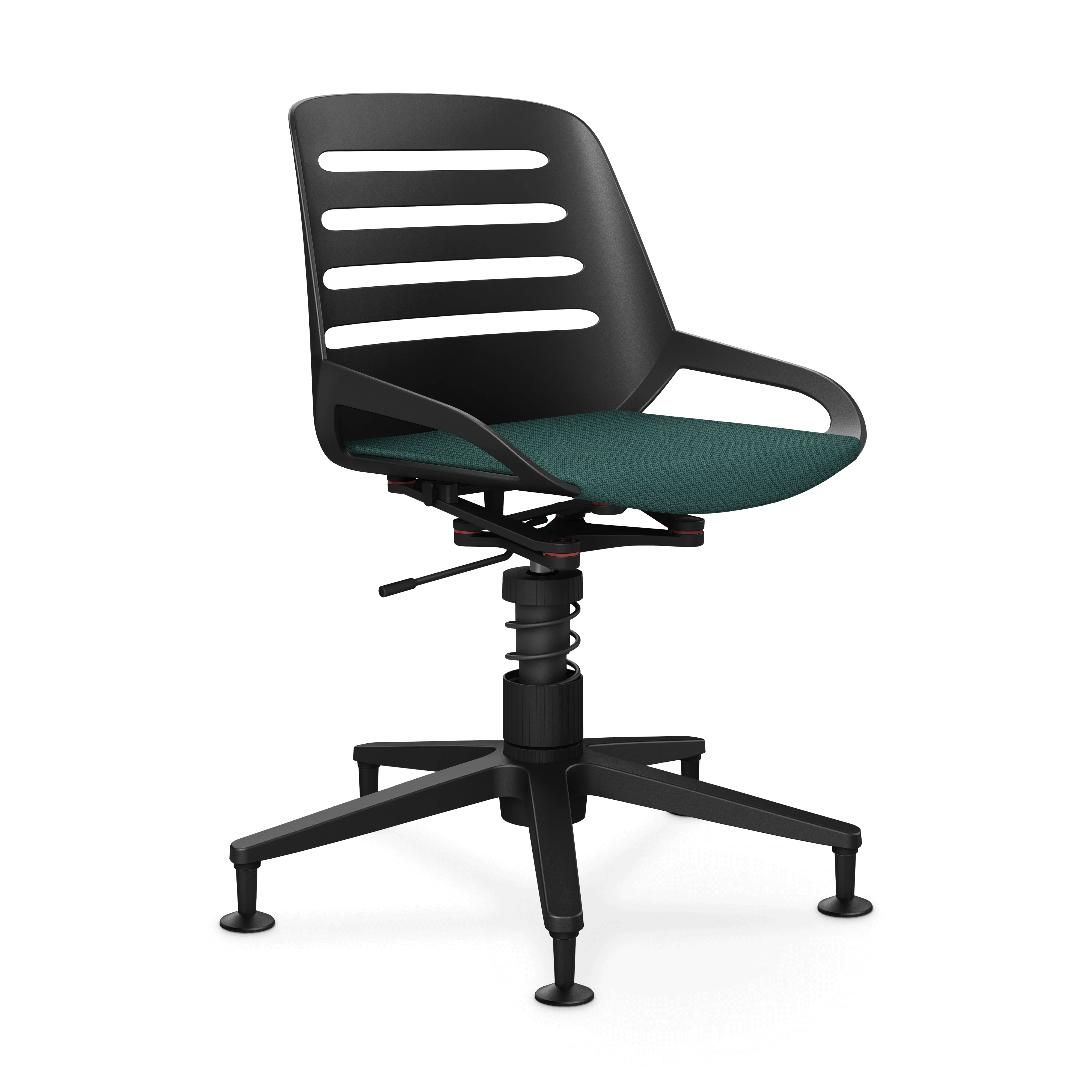 Aeris Numo Task Gestellfarbe schwarz Sitzbezug taubenblau meliert - Image 12