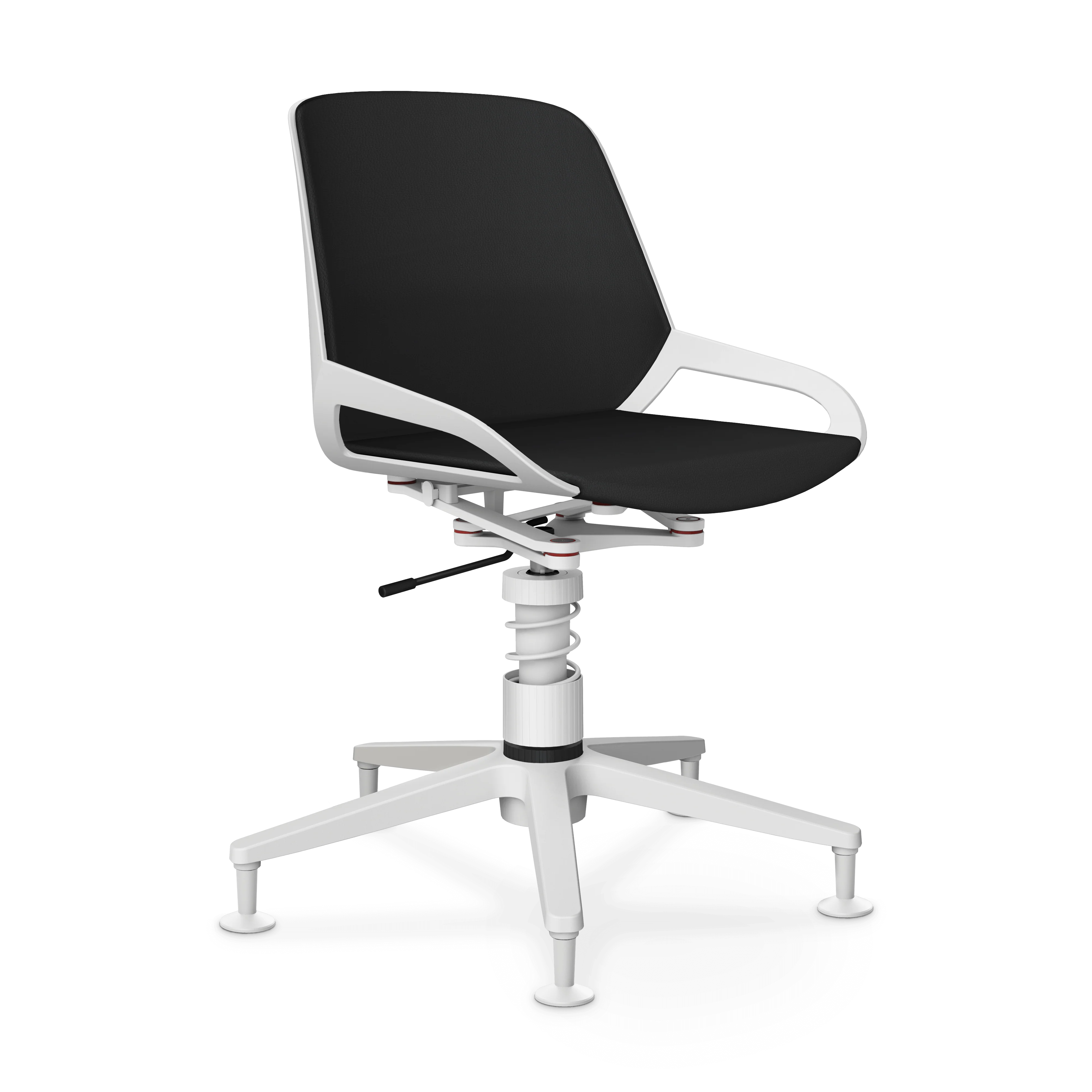Aeris Numo Task Gestellfarbe weiß Kunstleder Mediflex schwarz - Image 5